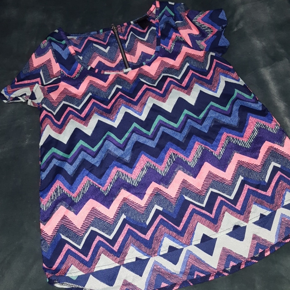 Zip back top
